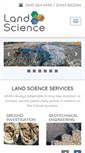 Mobile Screenshot of landscience.co.uk